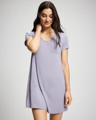 LAVENDER CLOUD - Short Sleeve Sleepshirt | Soma
