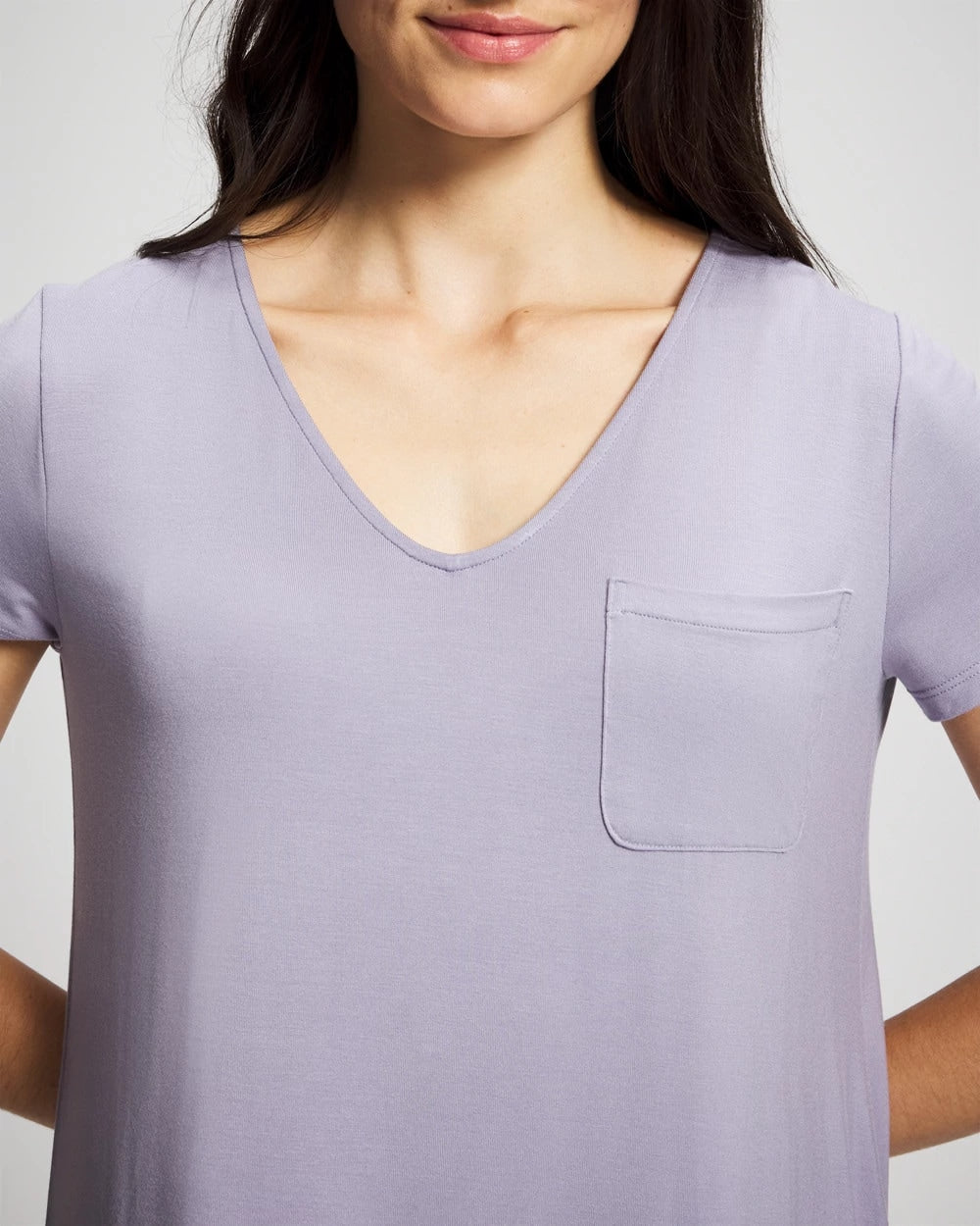 LAVENDER CLOUD - Short Sleeve Sleepshirt | Soma