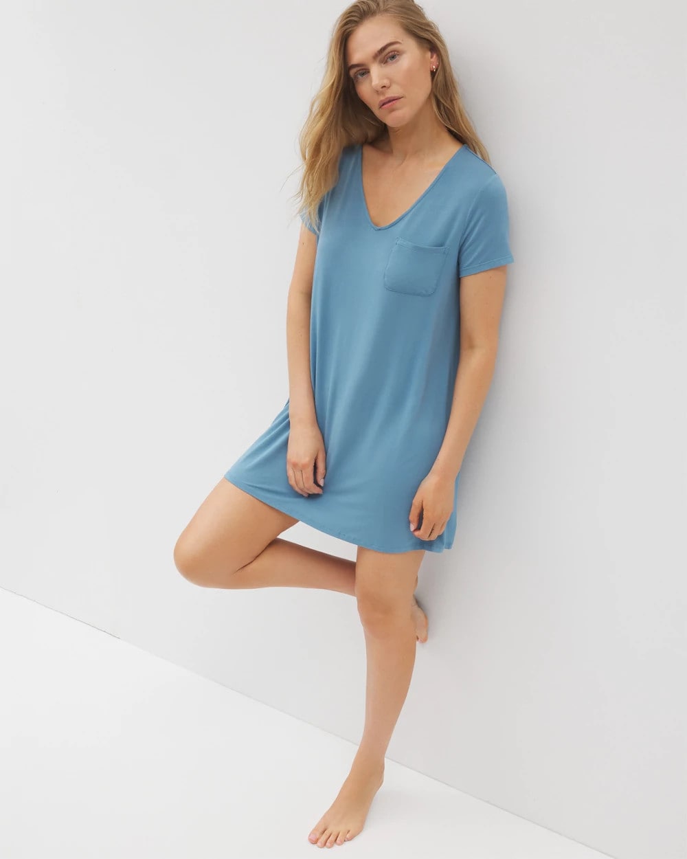 BLUE HEAVEN - Short Sleeve Sleepshirt | Soma
