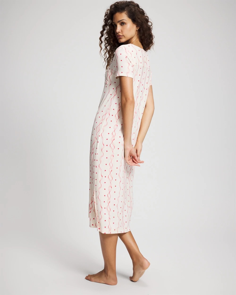 COQUETTE VALENTINE CHAMP - Short Sleeve Long Sleepshirt | Soma