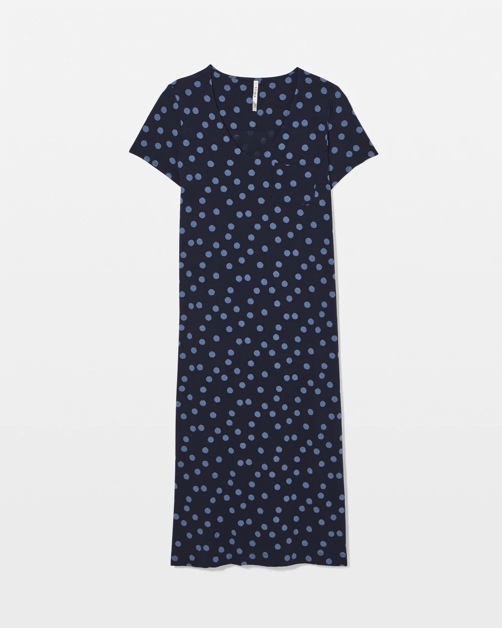 MOVEMENT DOT NAVY - Short Sleeve Long Sleepshirt | Soma