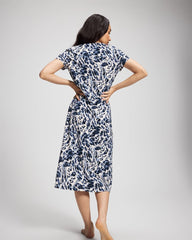 LOVELIEST LEOPARD PARCH M - Short Sleeve Long Sleepshirt | Soma
