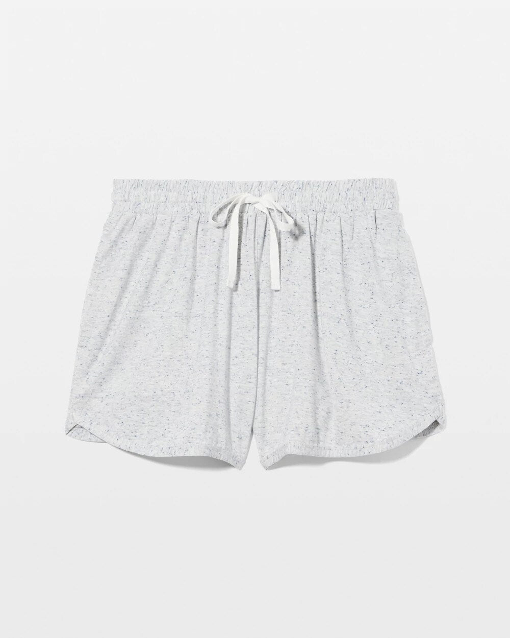 BLUE SLUB - Slub Curved Hem Pajama Short | Soma