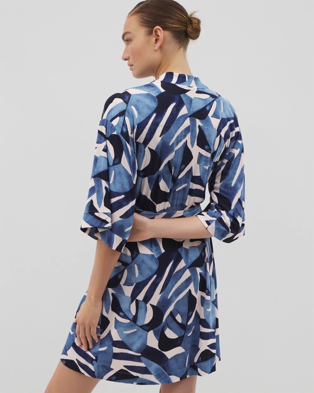 TROPICAL BREEZE SKY - Short Robe | Soma