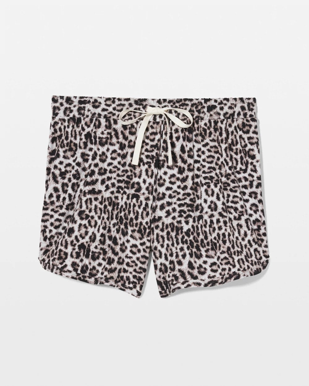DIVINE LEOPARD TAUPE - Curved Hem Pajama Shorts | Soma
