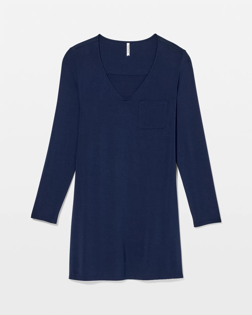 NIGHTFALL NAVY - Long-Sleeve Sleepshirt | Soma