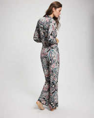 REGAL PAISLEY BLACK - Printed Pajama Pant | Soma
