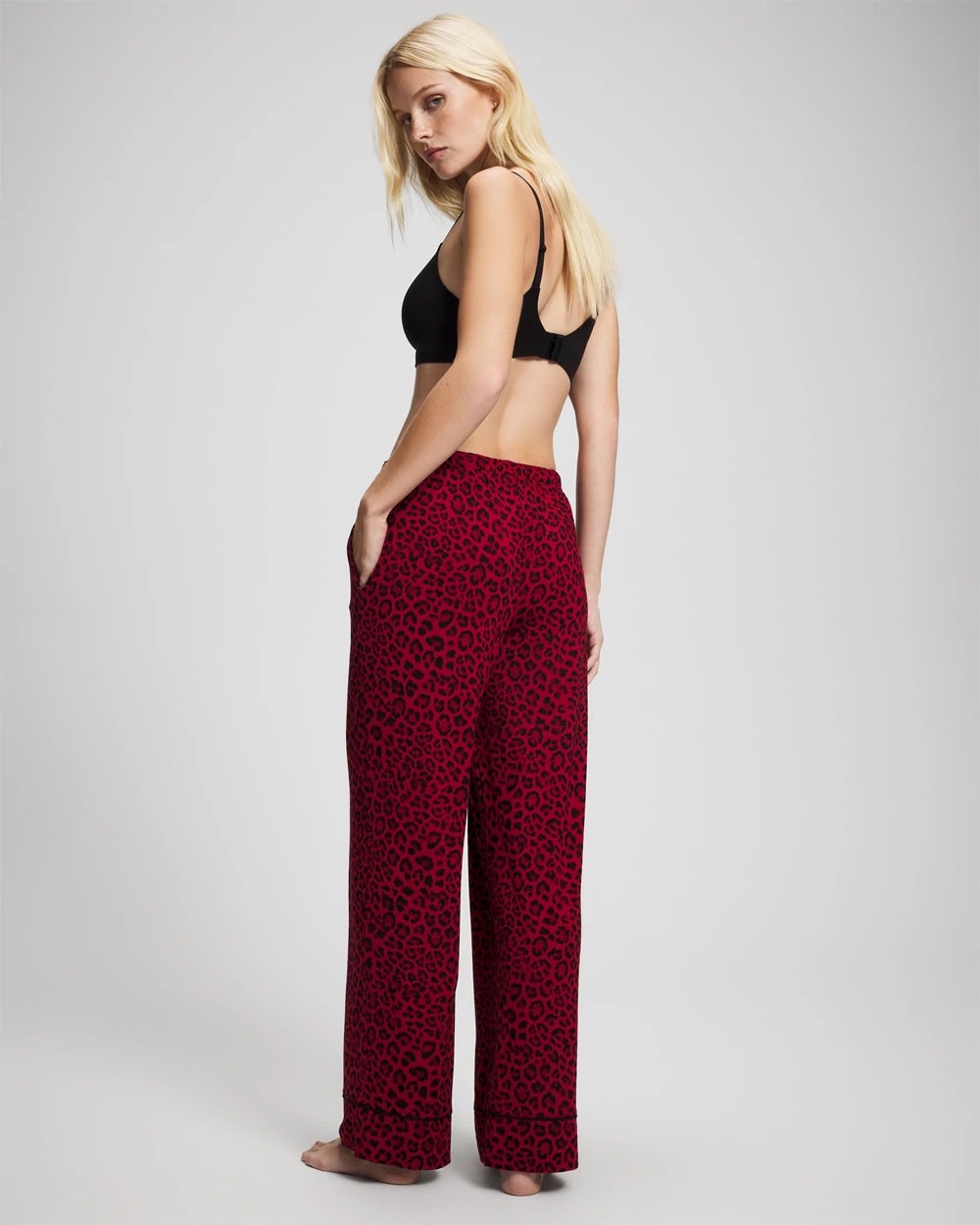 FELINE PAINT THE TOWN RED - Printed Pajama Pant | Soma