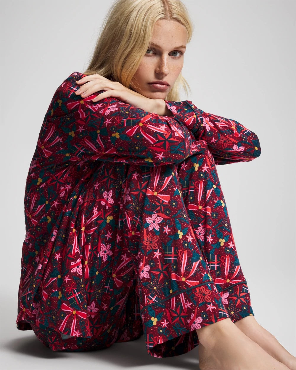 HOLLY JOLLY RED VELVET - Printed Pajama Pant | Soma