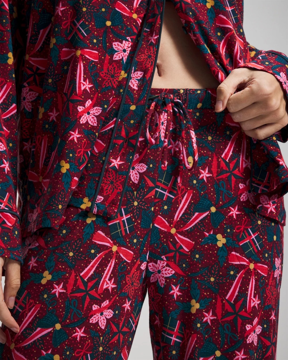HOLLY JOLLY RED VELVET - Printed Pajama Pant | Soma