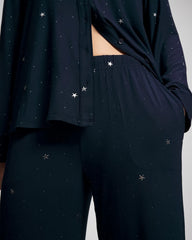 SILVER DEW DROP/NAVY - Printed Pajama Pant | Soma