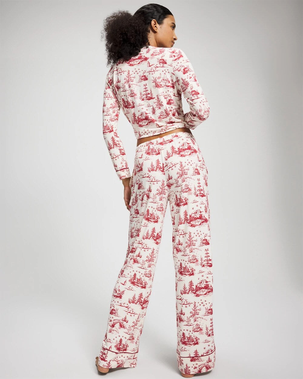 ENCHANTED TOILE CHAMPAGNE - Printed Pajama Pant | Soma