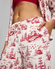 ENCHANTED TOILE CHAMPAGNE - Printed Pajama Pant | Soma