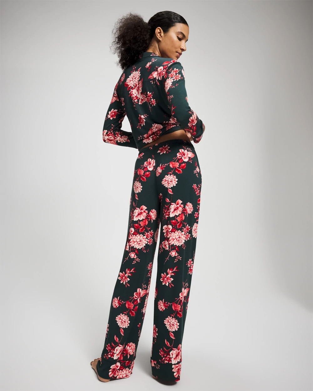 COTTAGE FLORAL GREEN - Printed Pajama Pant | Soma