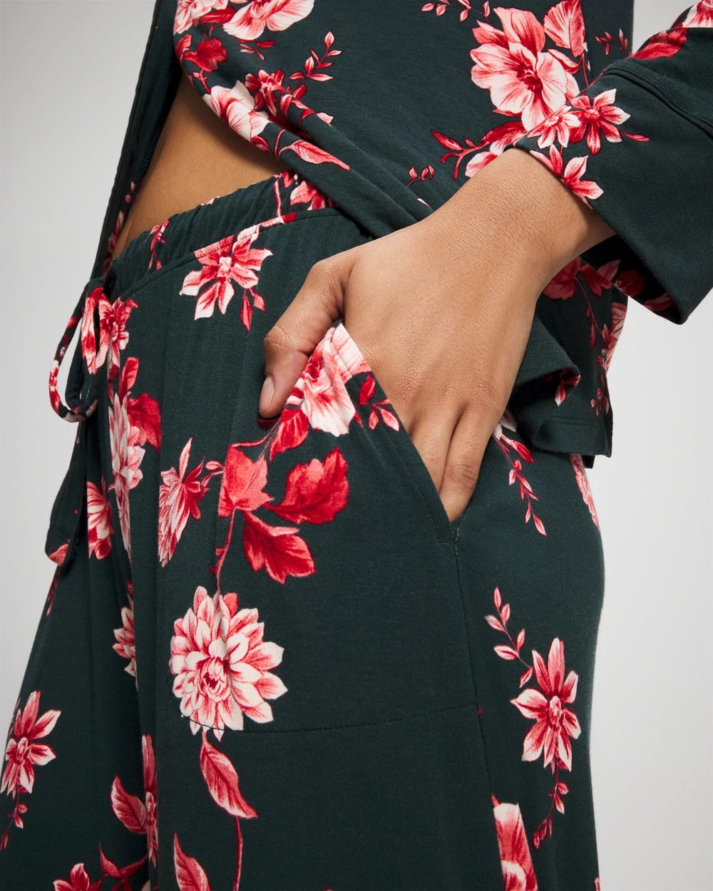 COTTAGE FLORAL GREEN - Printed Pajama Pant | Soma