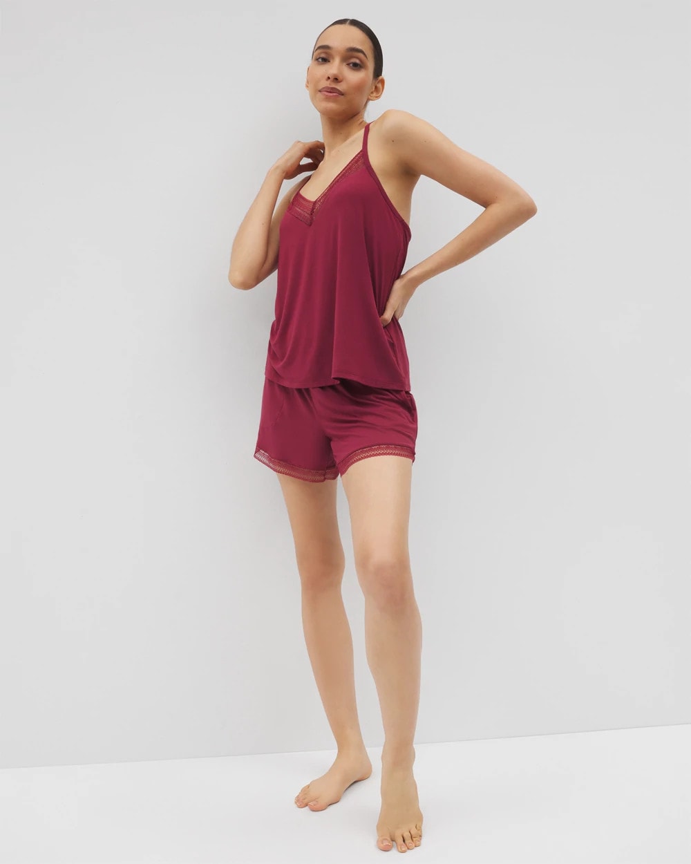 GARNET - Geo Lace Pajama Short | Soma