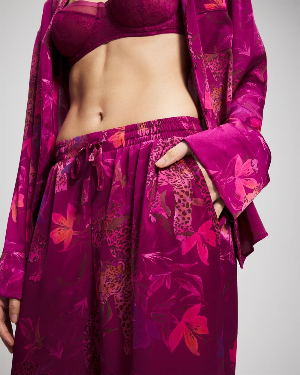 WILD WONDERS MAGENTA - Pajama Pants | Soma