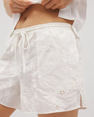 COCONUT - Cotton Eyelet Pajama Short | Soma