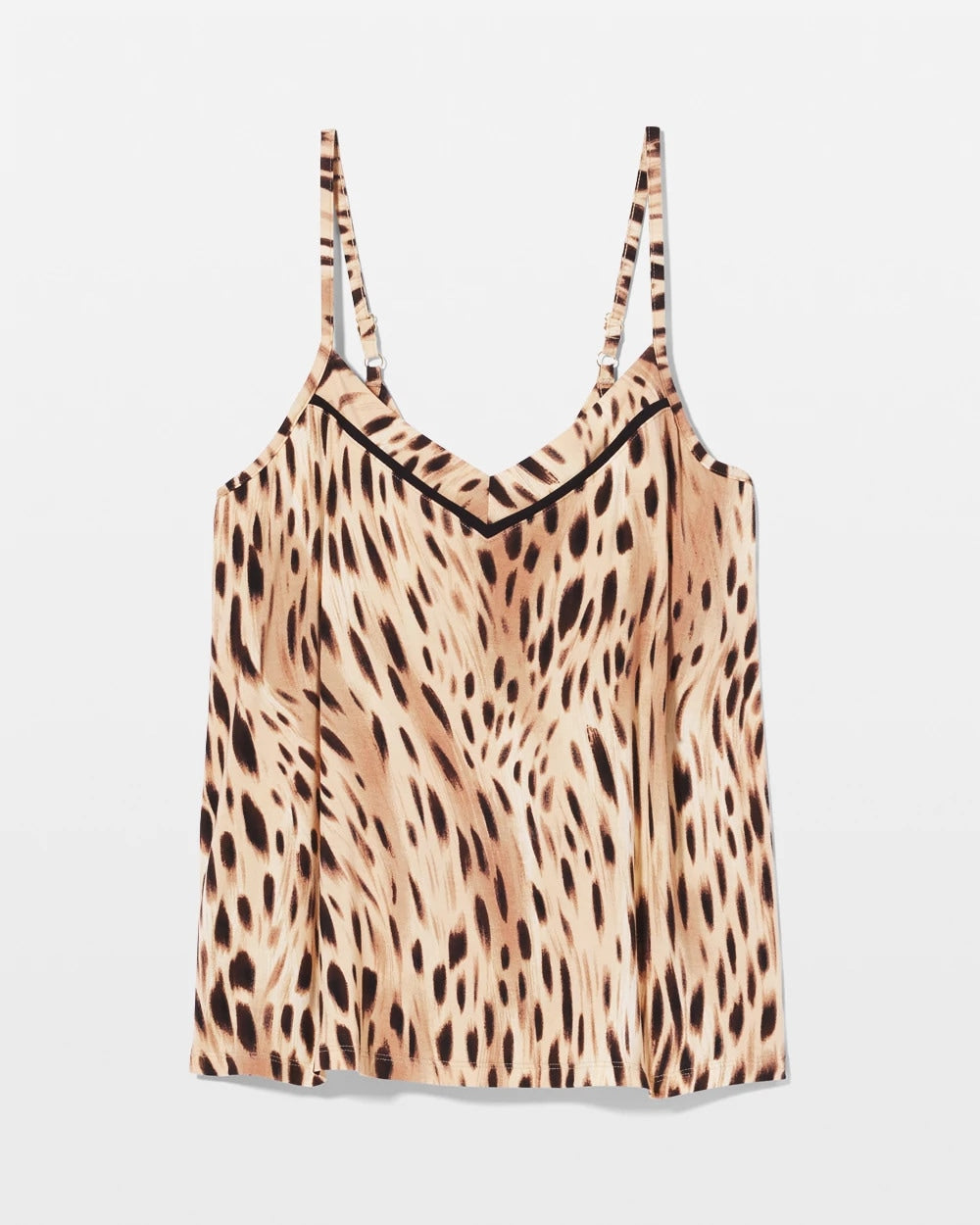 SPLENDID LEOPARD AMBER - Piped Pajama Cami | Soma