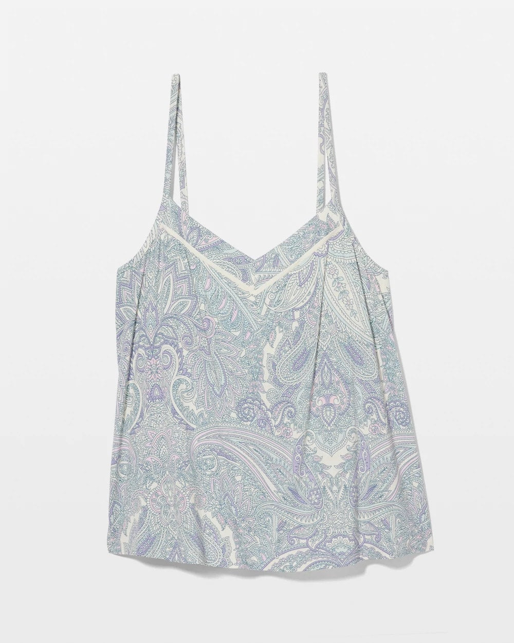 GLOBAL PAISLEY GRAND C - Piped Pajama Cami | Soma