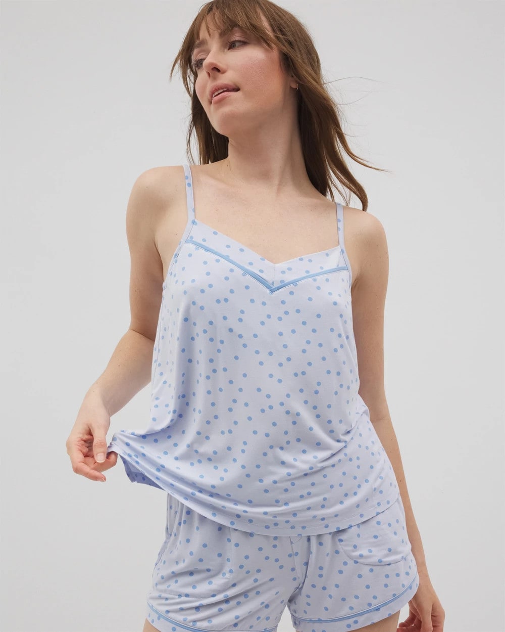 MERRY DOT OCEAN AIR - Piped Pajama Cami | Soma