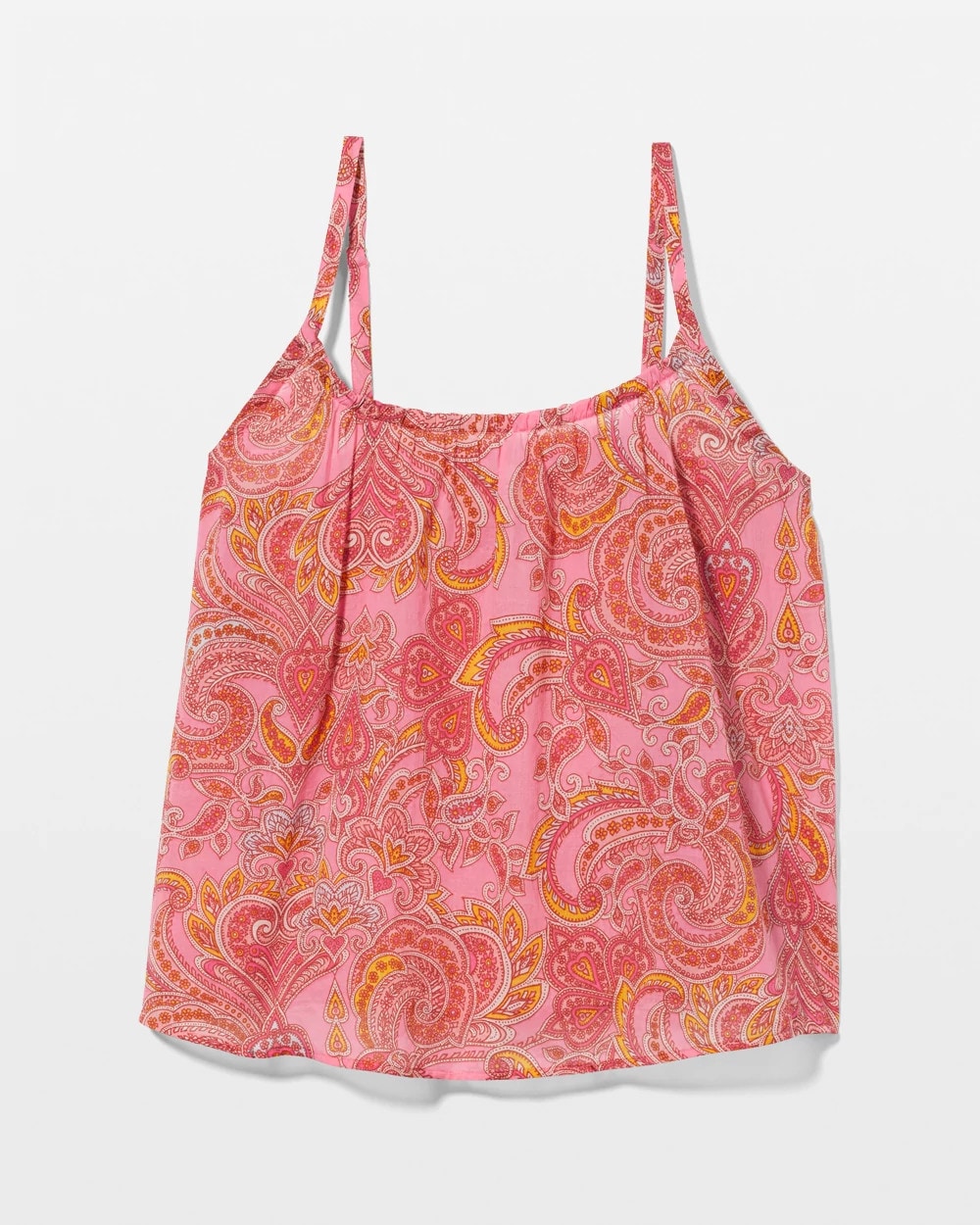 SHOW OFF PAISLEY P GUAVA - Cotton Voile Pajama Cami | Soma