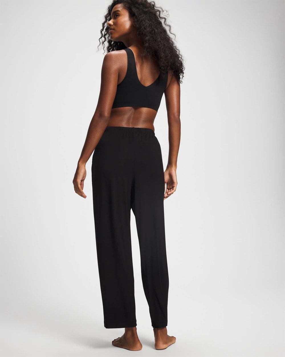 BLACK - Ankle Pajama Pant | Soma