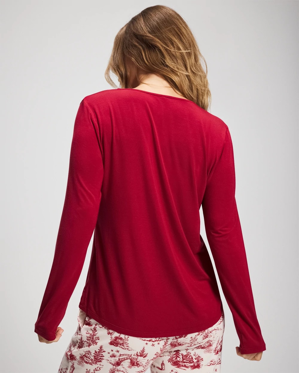 PAINT THE TOWN RED - Classic Long Sleeve Pajama Top | Soma