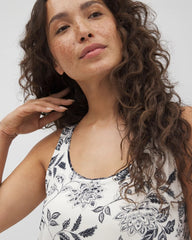 MEANDERING GARDEN CHAMP - Pajama Tank With Piping | Soma