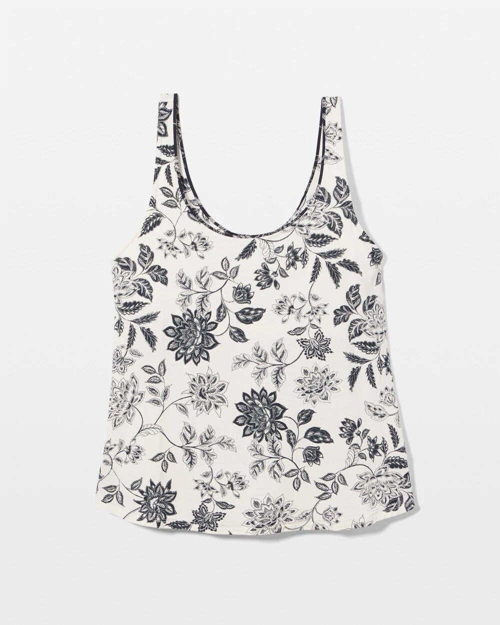 MEANDERING GARDEN CHAMP - Pajama Tank With Piping | Soma