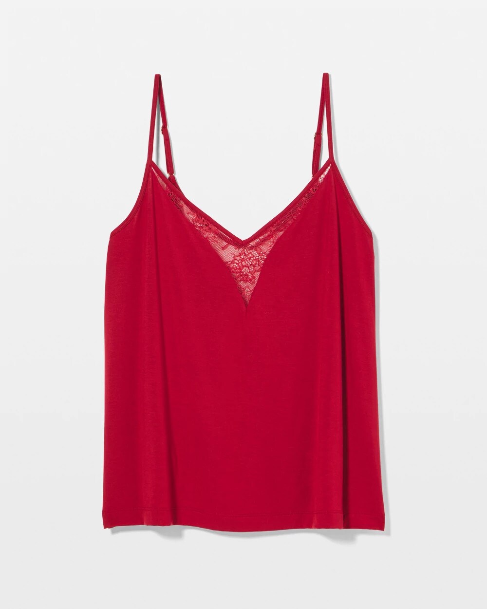 PAINT THE TOWN RED - Lace Trim Cami | Soma