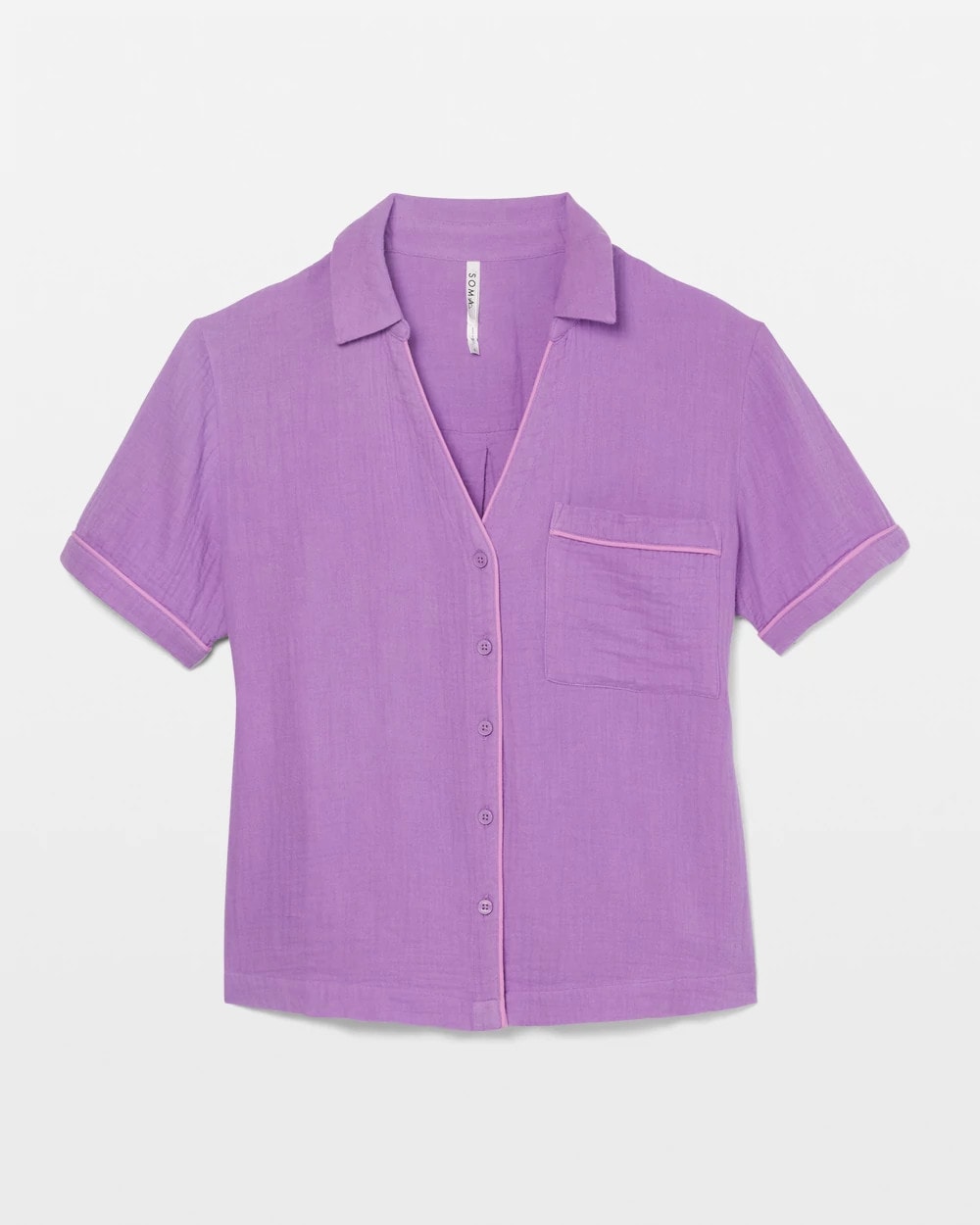 AMETHYST ORCHID - Short-Sleeve Pajama Top | Soma