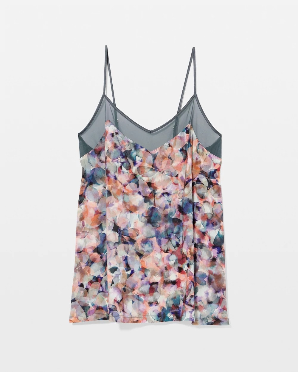PETAL MOSAIC PETROL - Mesh Trim Pajama Cami | Soma