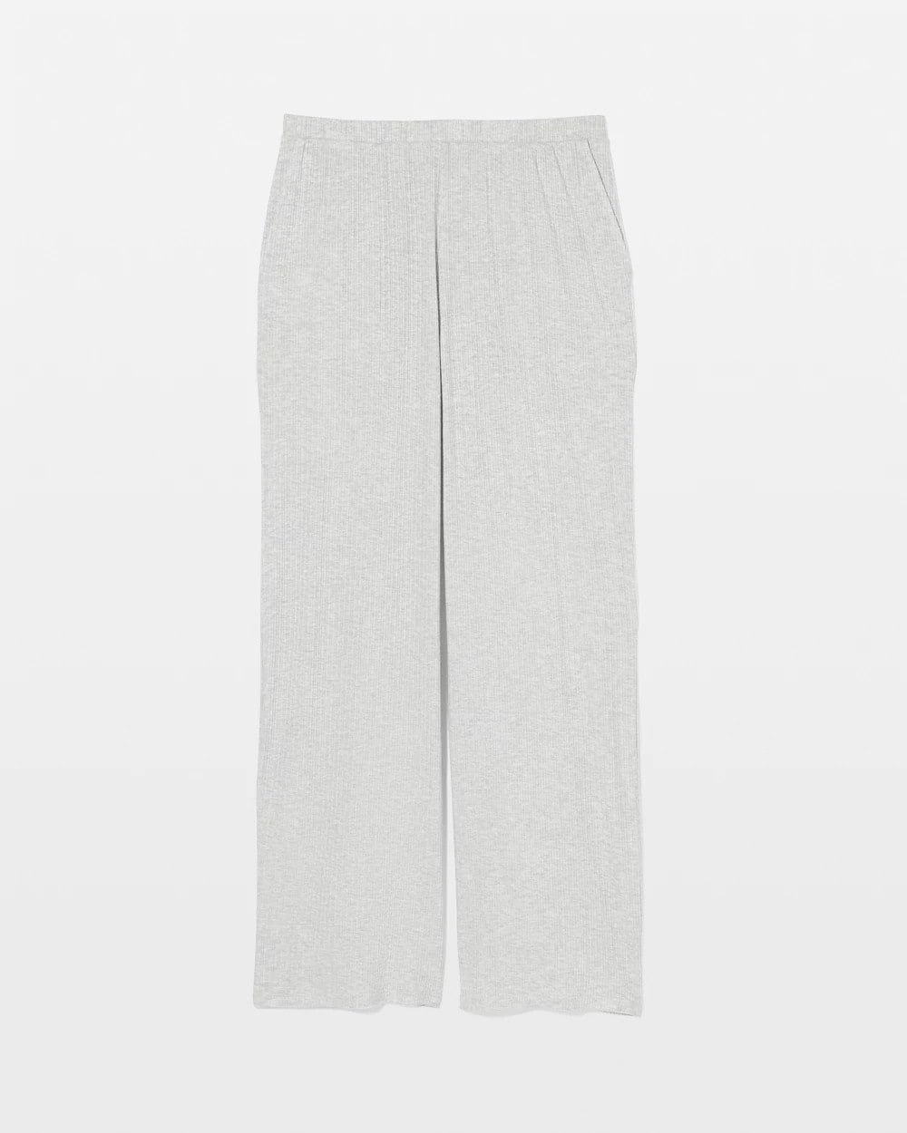 HEATHER FROST - Pointelle Wide Leg Pajama Pant | Soma