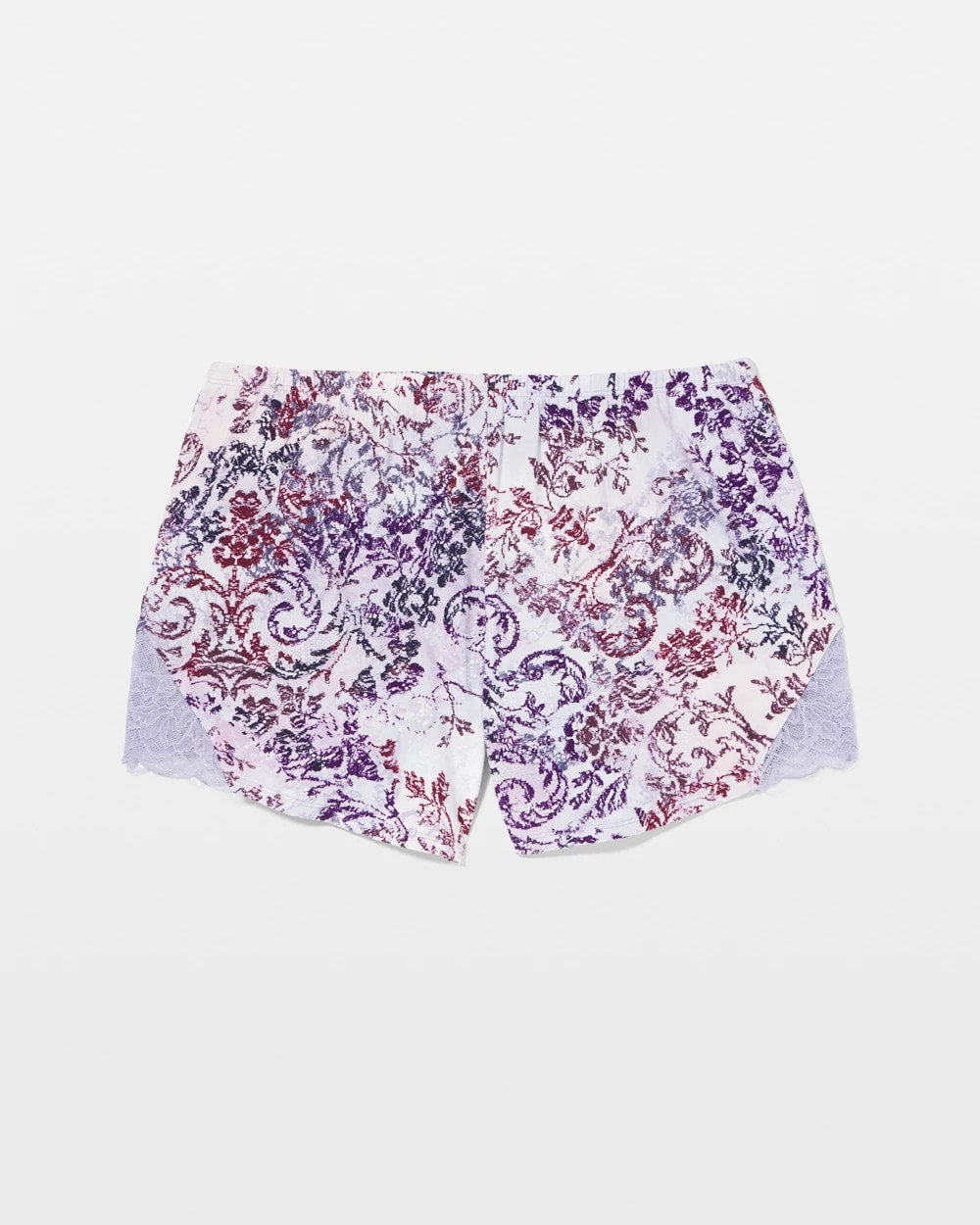 LACE HARMONY LILAC - Lace Trim Pajama Short | Soma