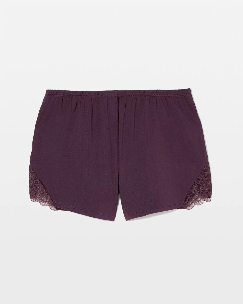 PLUM PERFECT - Lace Trim Pajama Short | Soma