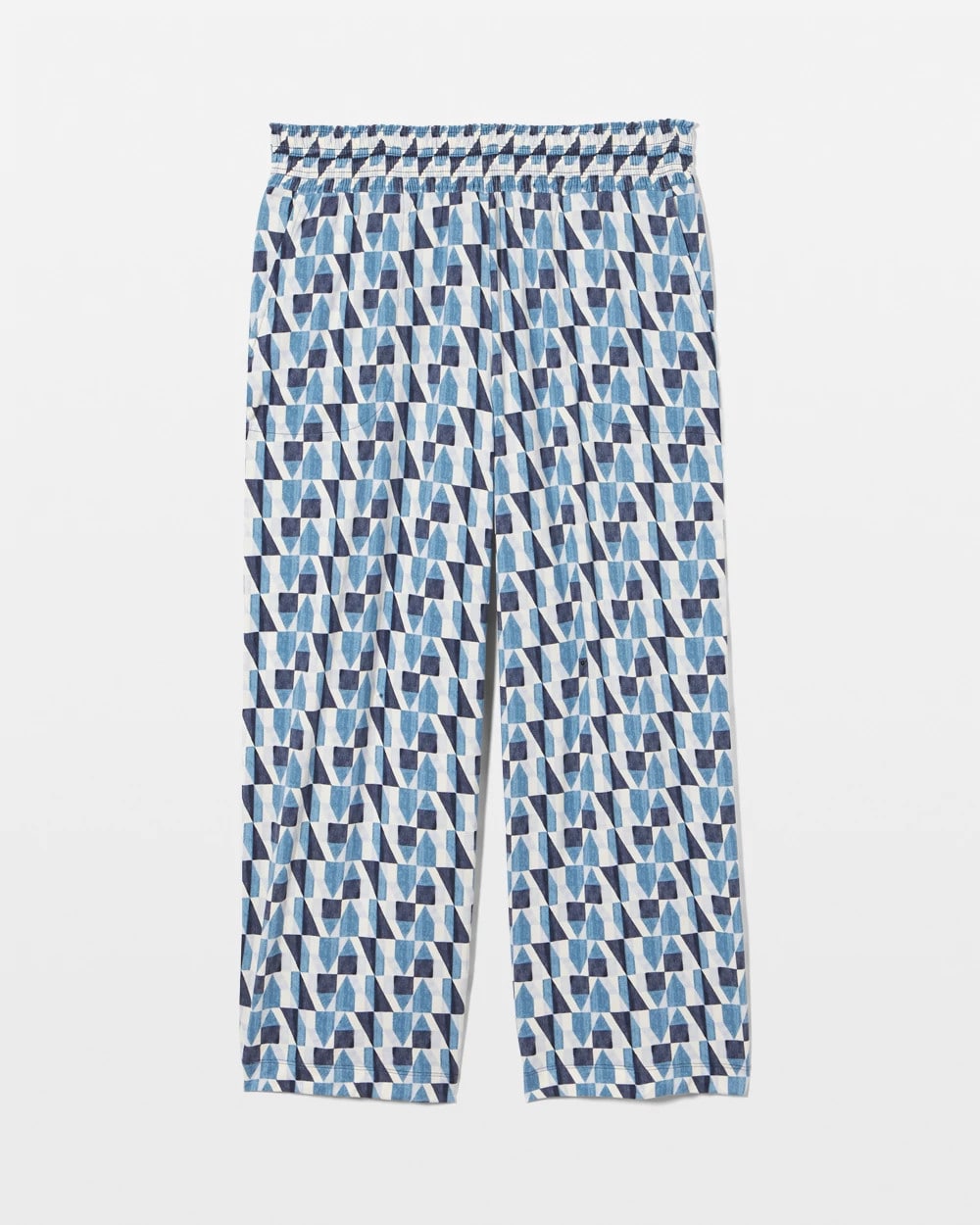 PRISM GEO MID NAVY - Cropped Pajama Pants | Soma