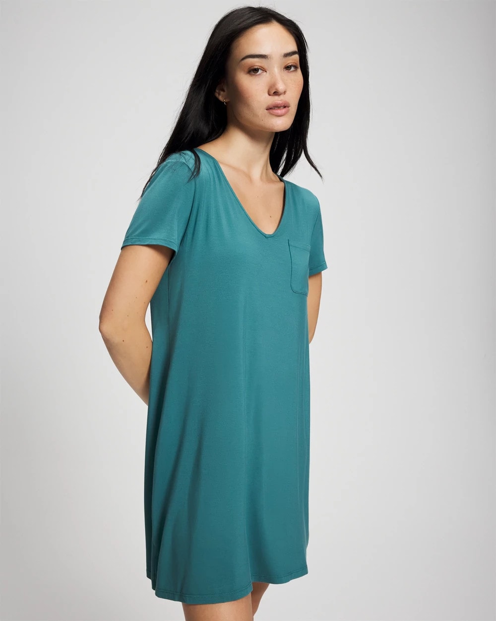CERULEAN TEAL - Short-Sleeve Sleepshirt | Soma