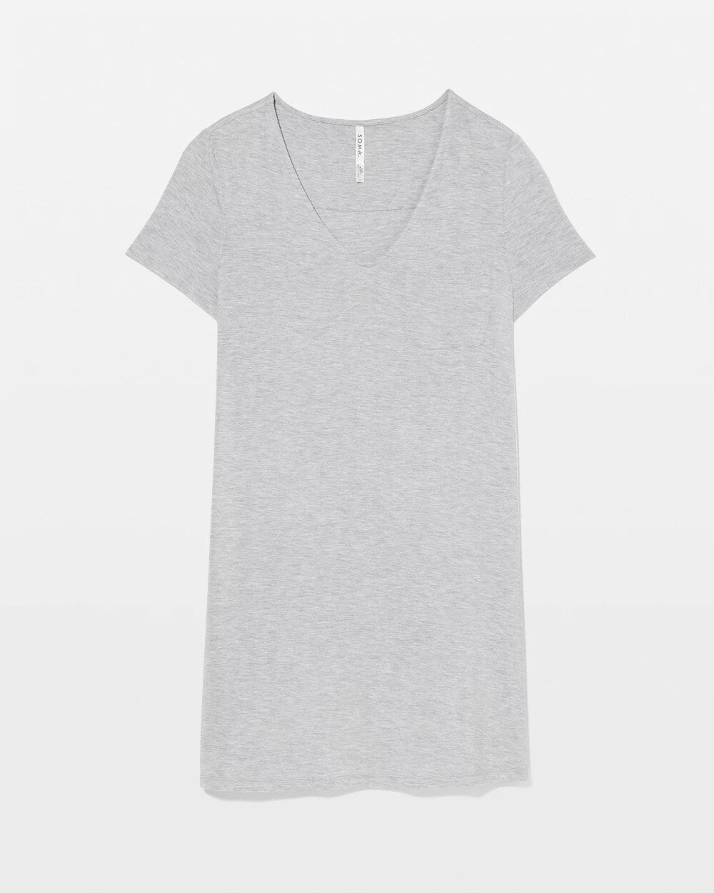HEATHER OPAL GRAY - Short-Sleeve Sleepshirt | Soma
