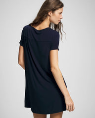 NIGHTFALL NAVY - Short-Sleeve Sleepshirt | Soma