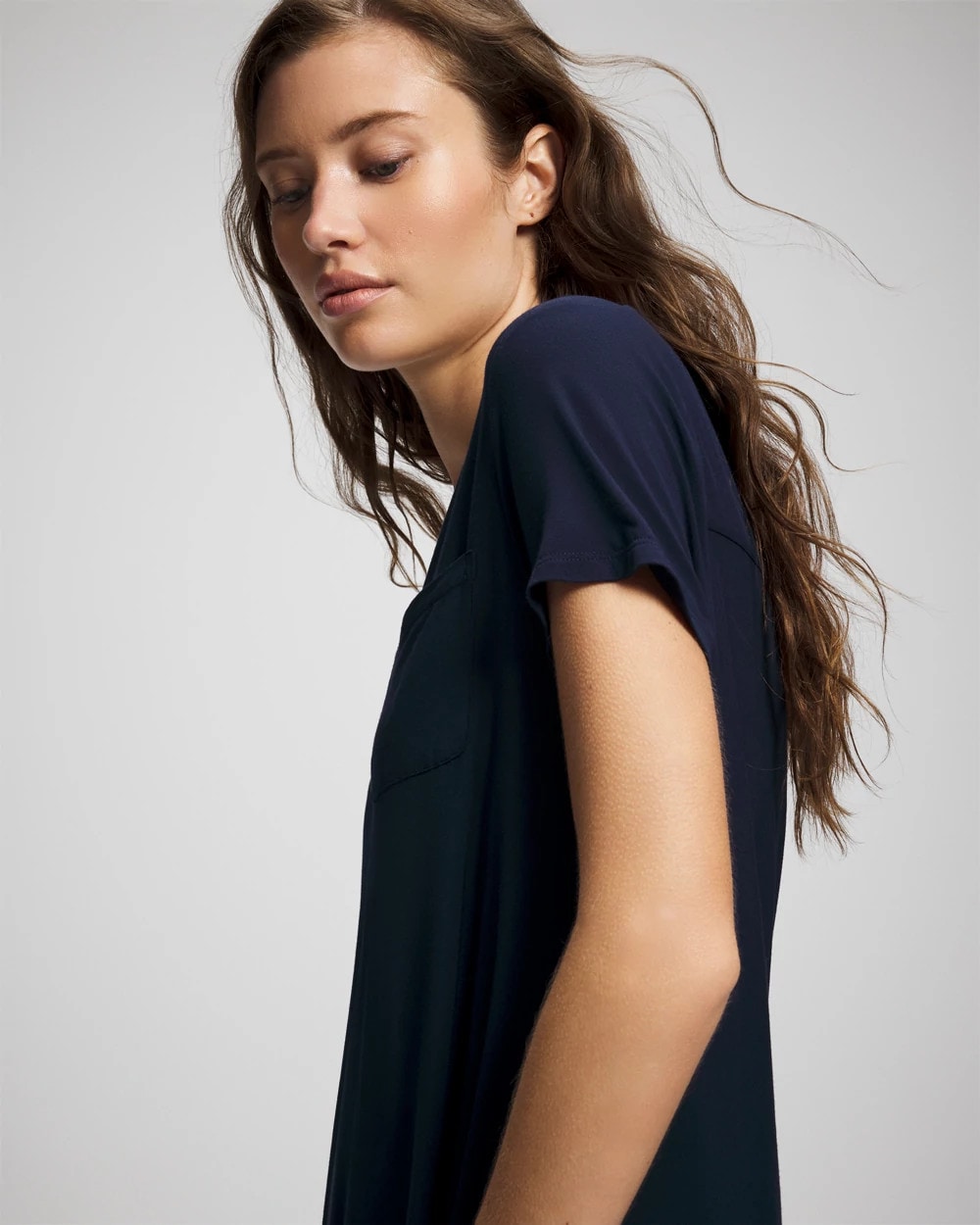 NIGHTFALL NAVY - Short-Sleeve Sleepshirt | Soma