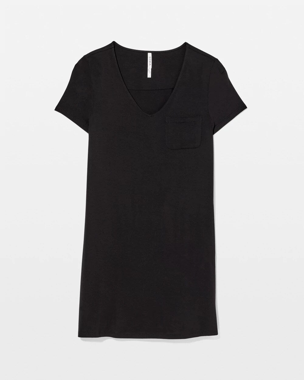 BLACK - Short-Sleeve Sleepshirt | Soma