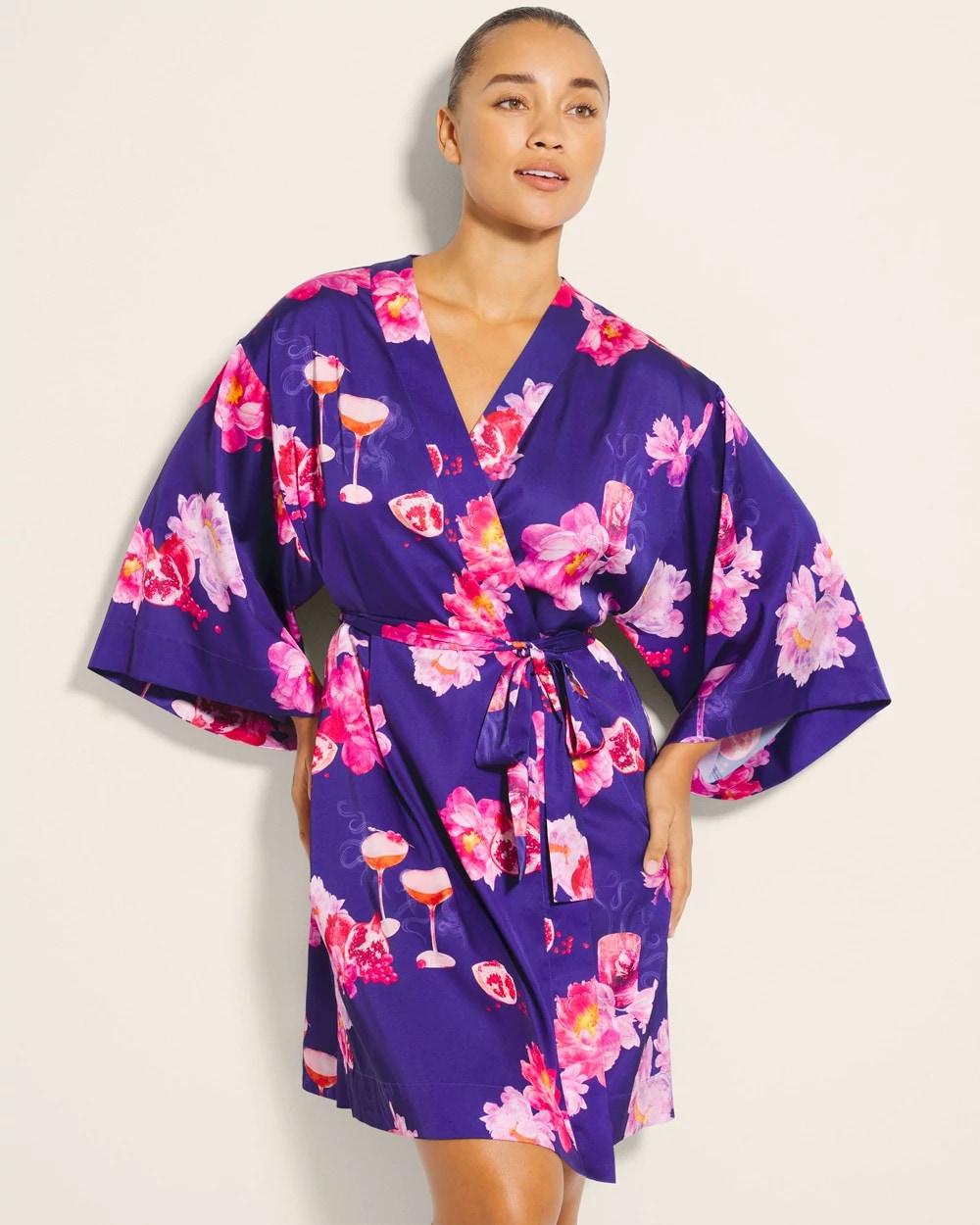 FROSTINIS PASSION FLOWER - Kimono Robe | Soma