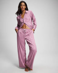 LILAC WINE - Shadow Stripe Pajama Pant | Soma