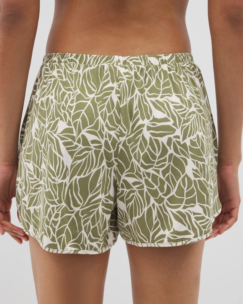 PALMTASTIC VETIVER/CHAMP - Printed Pajama Short | Soma