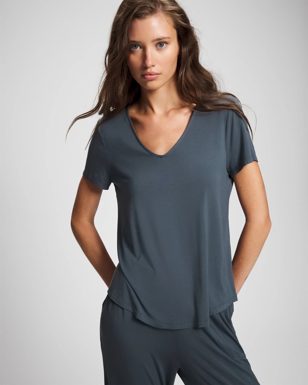 PETROL - Short Sleeve Pajama Tee | Soma