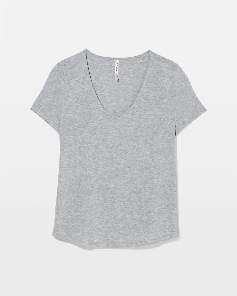 HEATHER OPAL GRAY - Short Sleeve Pajama Tee | Soma