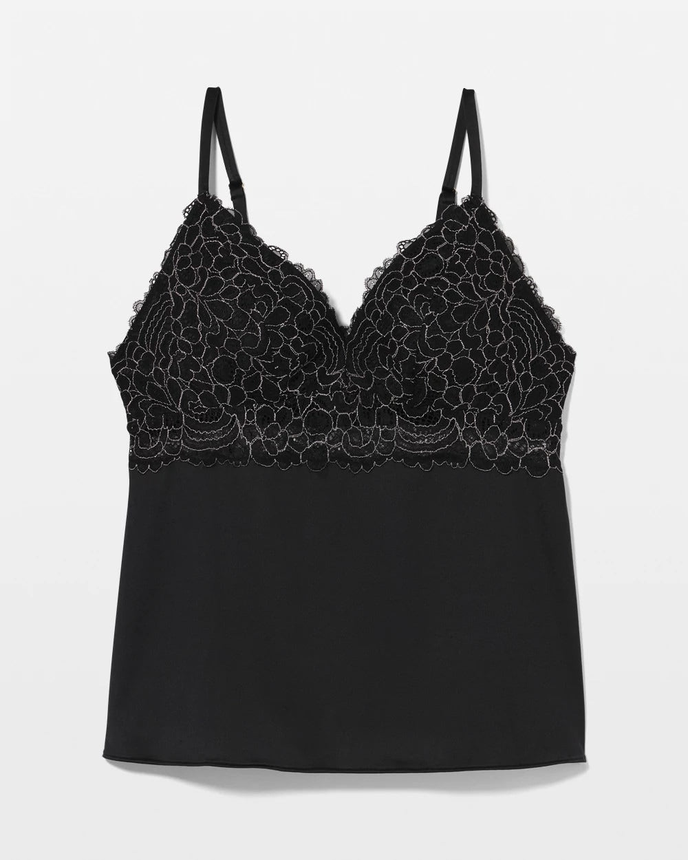 BLACK - Lace Pajama Cami | Soma