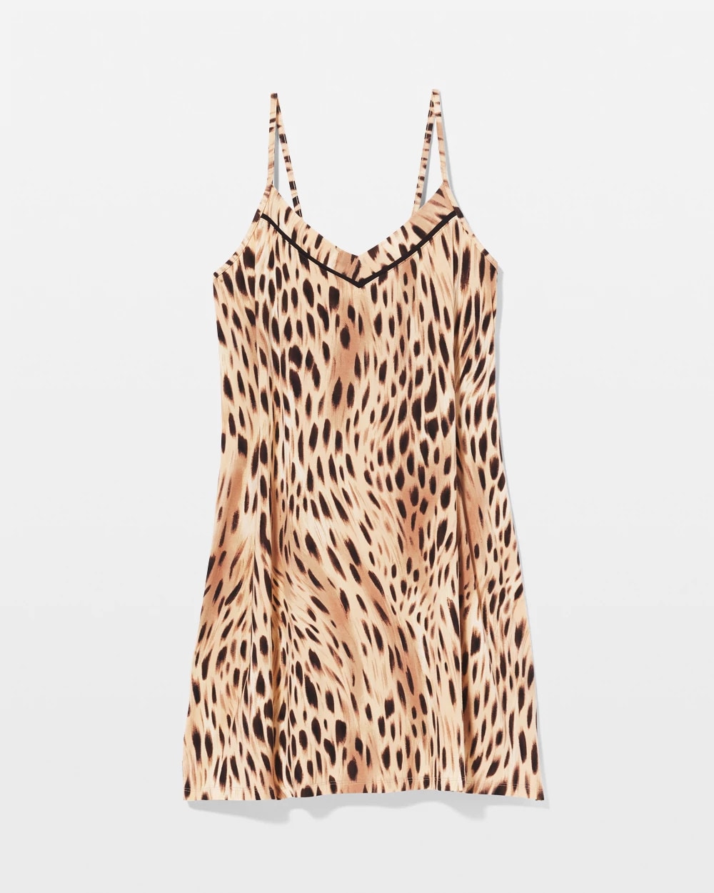 SPLENDID LEOPARD AMBER - Chemise with Piping | Soma