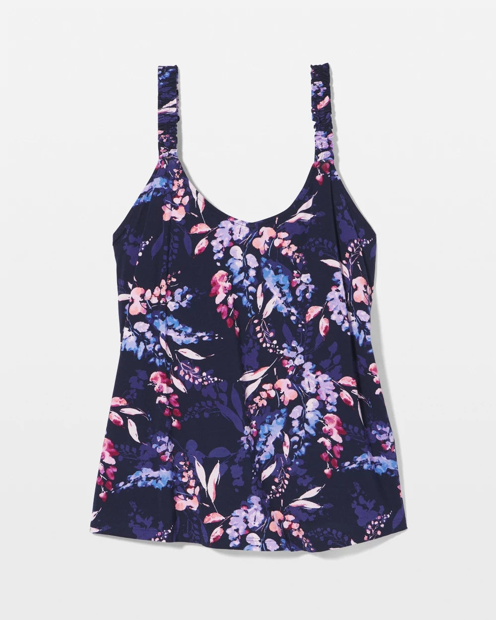 BLOOM BRIGHTLY NAVY - Mini Ruffle Pajama Cami | Soma